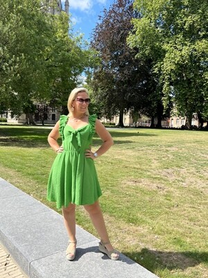 Liz green dress