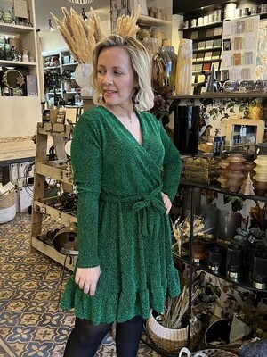 Sparkle Dress Green