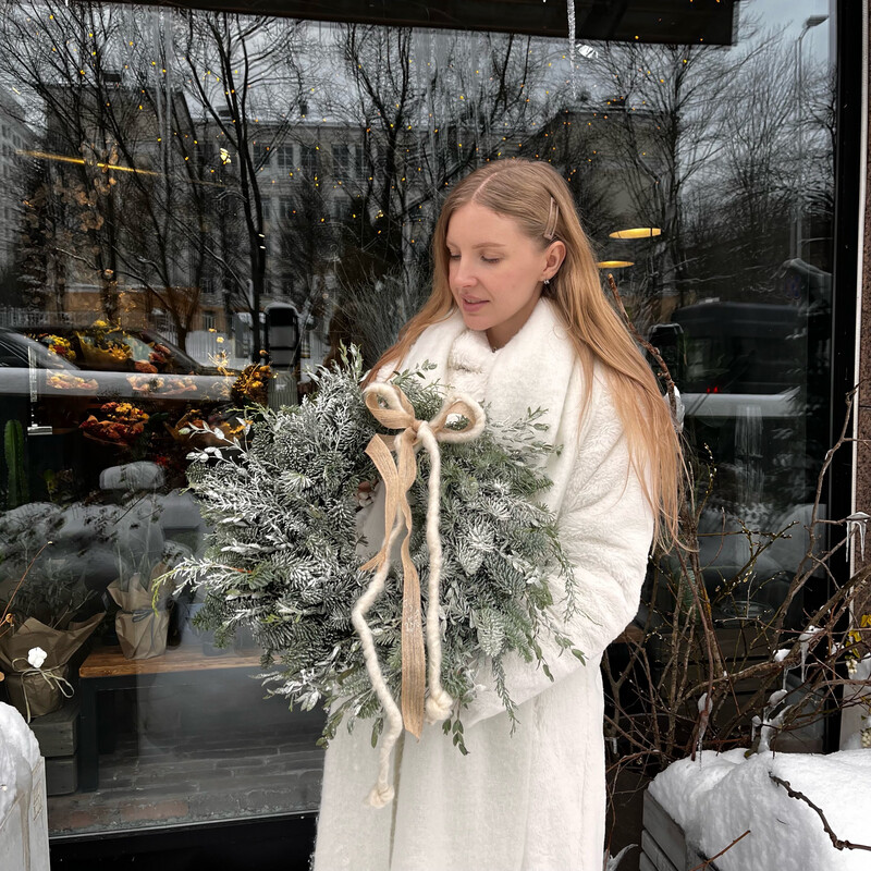 Заснеженный венок