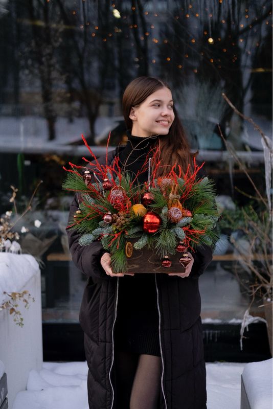 Композиция в красной гамме