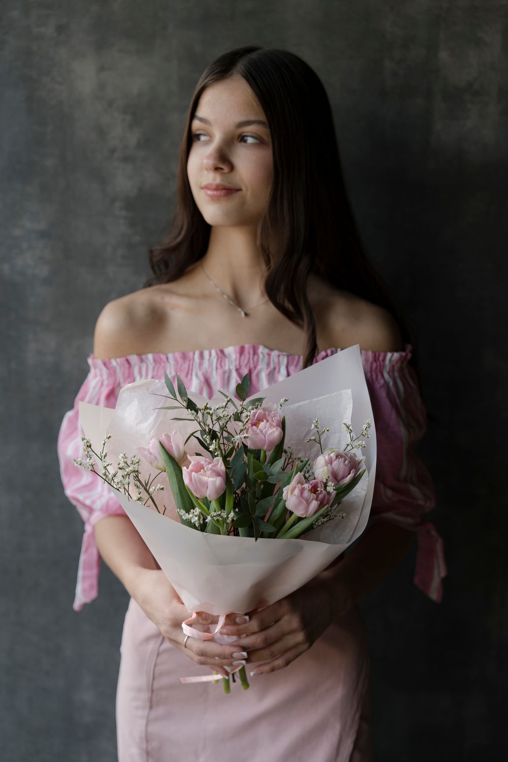 Букет из тюльпанов 990 Букет из тюльпанов 990