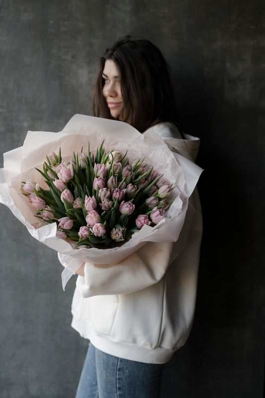 Букет XXL из тюльпанов Букет XXL из тюльпанов