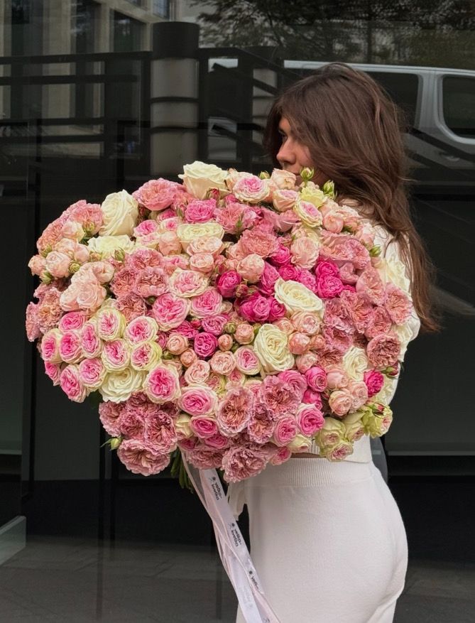 Букет XXL миксованный из роз