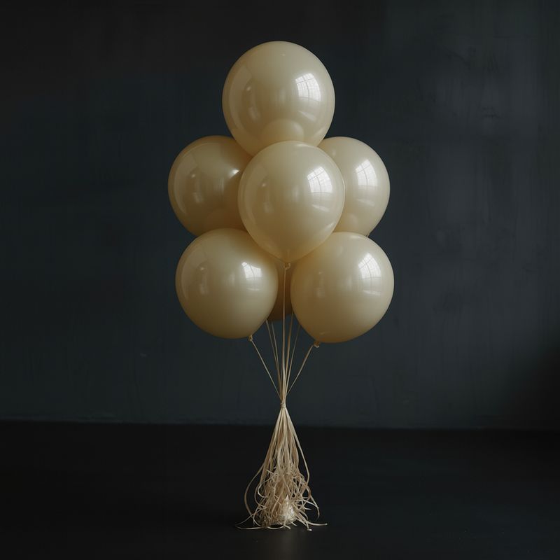 Сет из шаров-гигантов XL 61 см (Кремовый) Сет из шаров-гигантов XL 61 см (Кремовый)