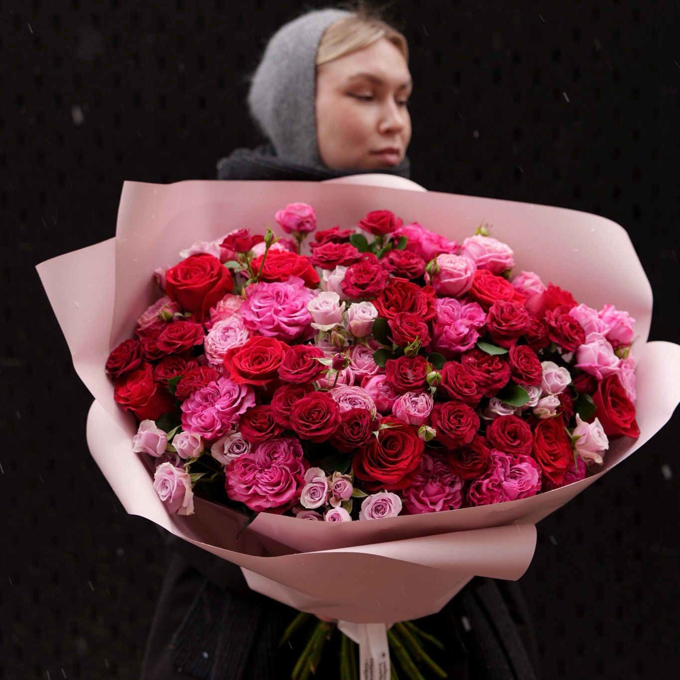 Букет XXl миксованный из роз