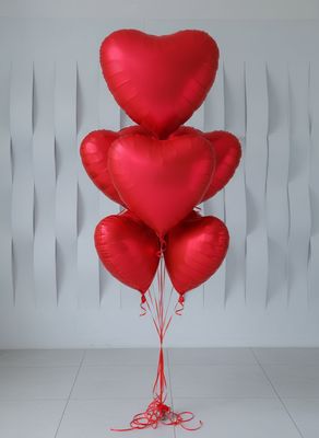 Сет из шаров-гигантов XXL 91см Сердце (Красный цвет)