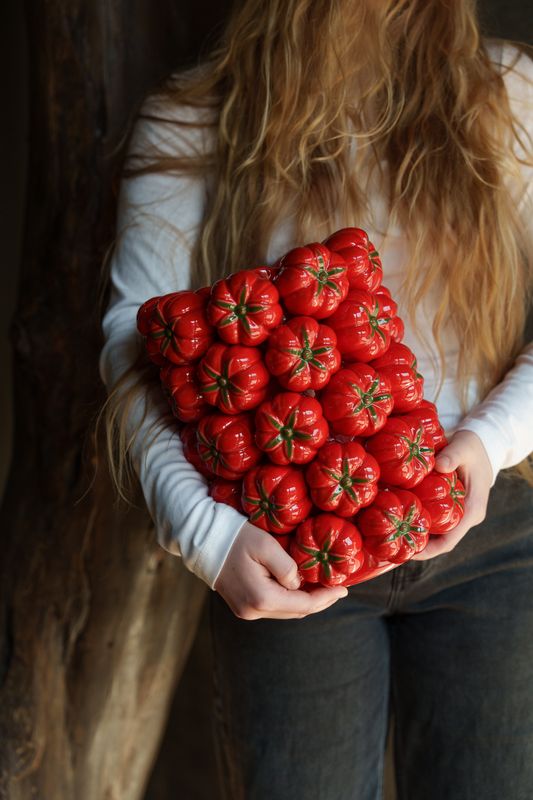 Decorative Tomato Vase