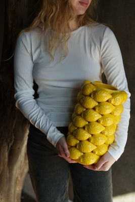 Decorative Lemon Vase