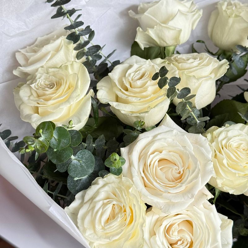 White Rose Bouquet