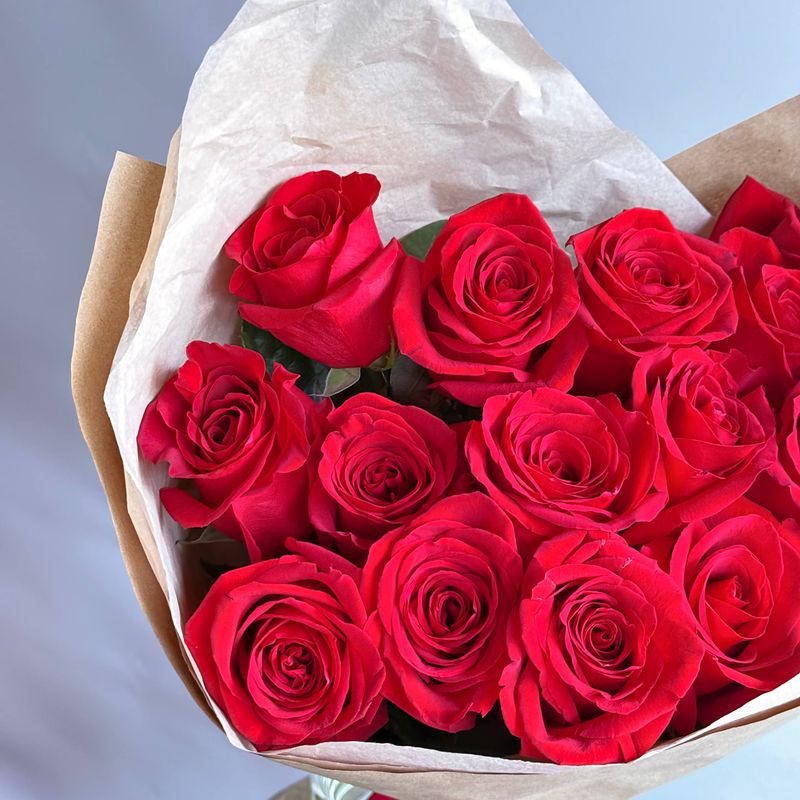 Red Rose Monobouquet