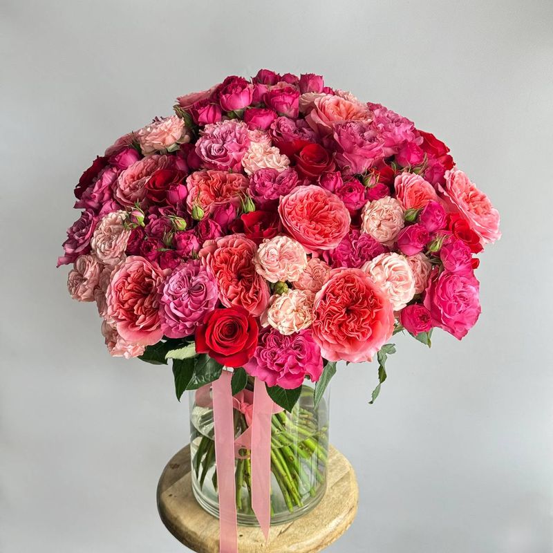 Букет XXL из микса роз