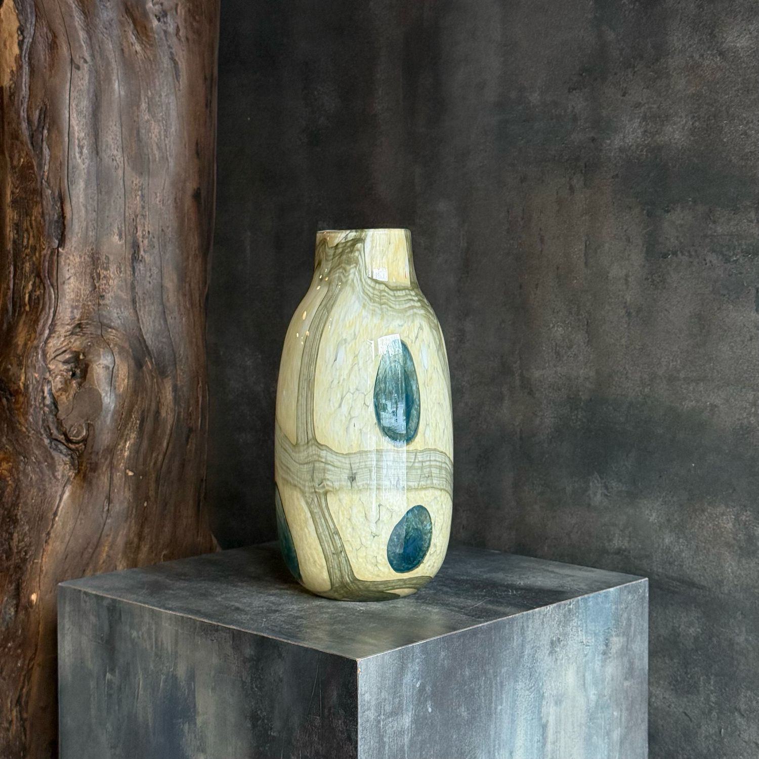 Ваза стекло с узором