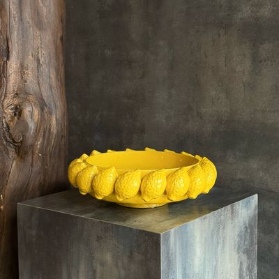 Decorative Lemon Platter Decorative Lemon Platter