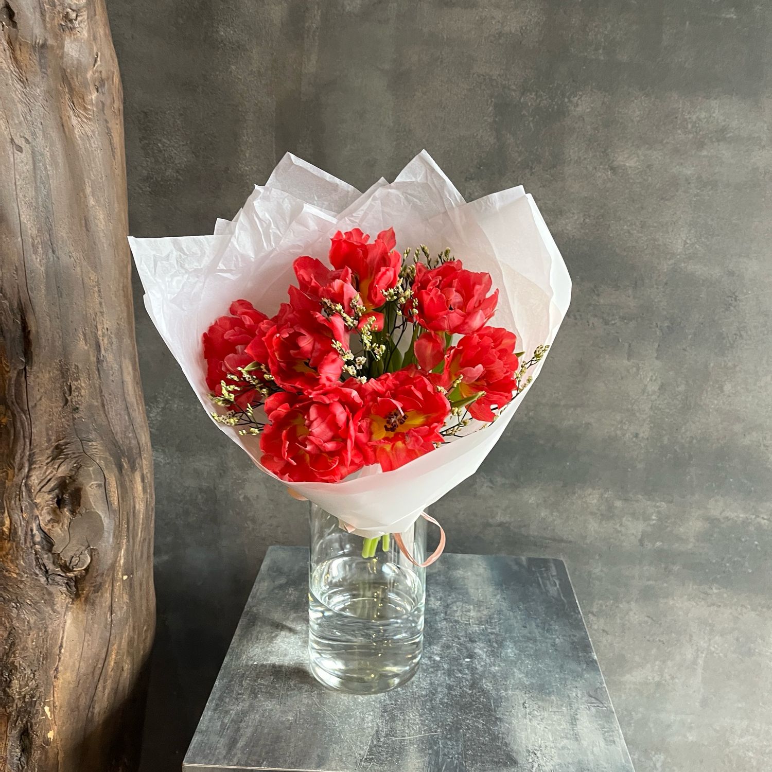 Букет с тюльпанами 