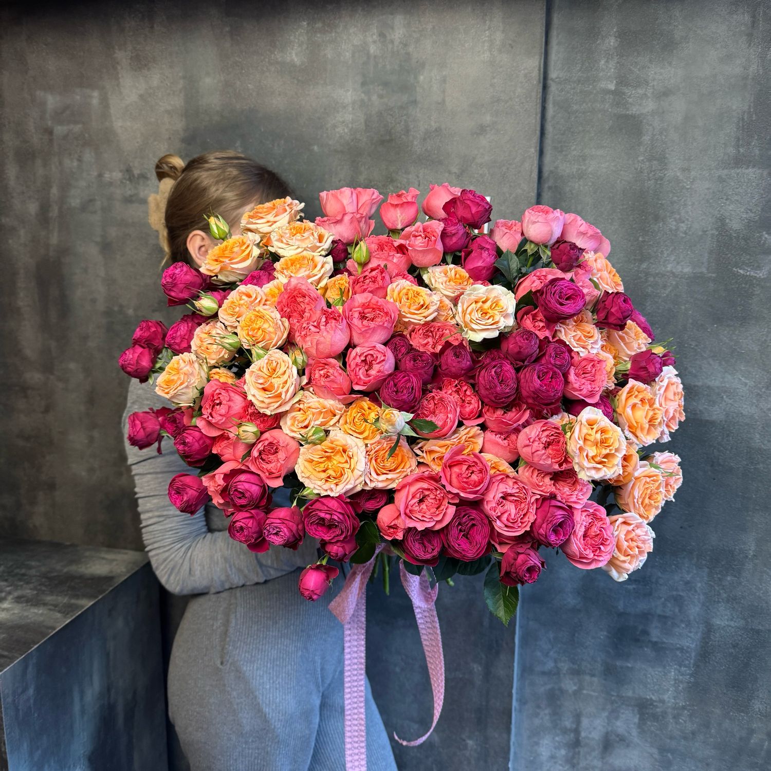Букет XXL из кустовых роз