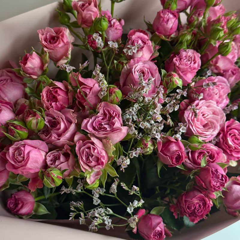 Spray Rose and Limonium Bouquet