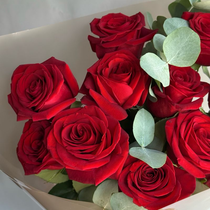 Rose and Eucalyptus Bouquet