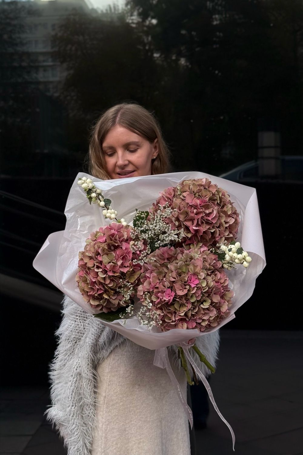 Hydrangea Bouquet (dusty pink)