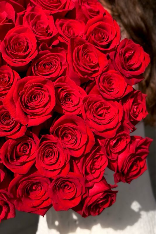 XXL Red Rose Monobouquet
