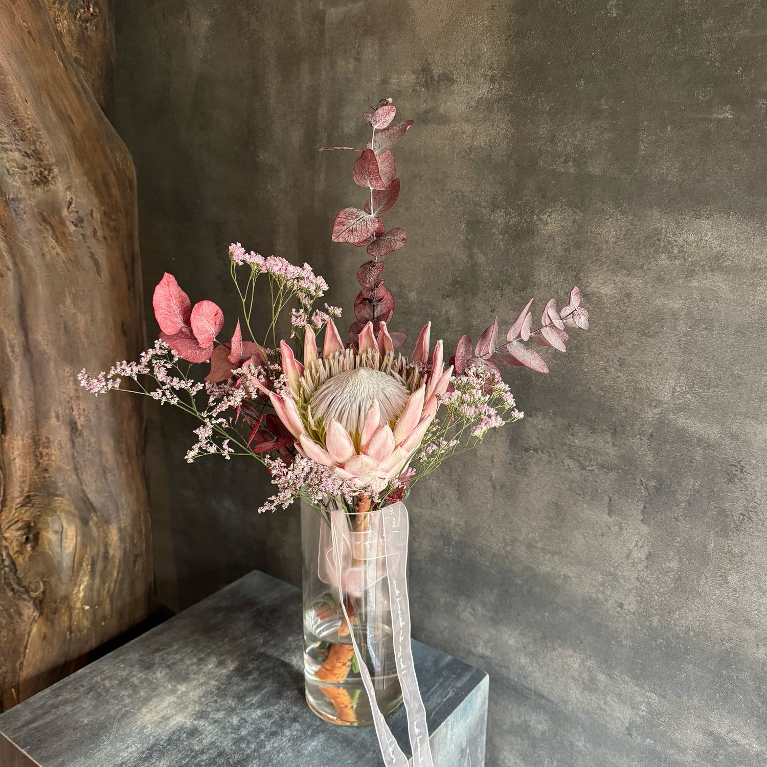 Protea and Eucalyptus Bouquet