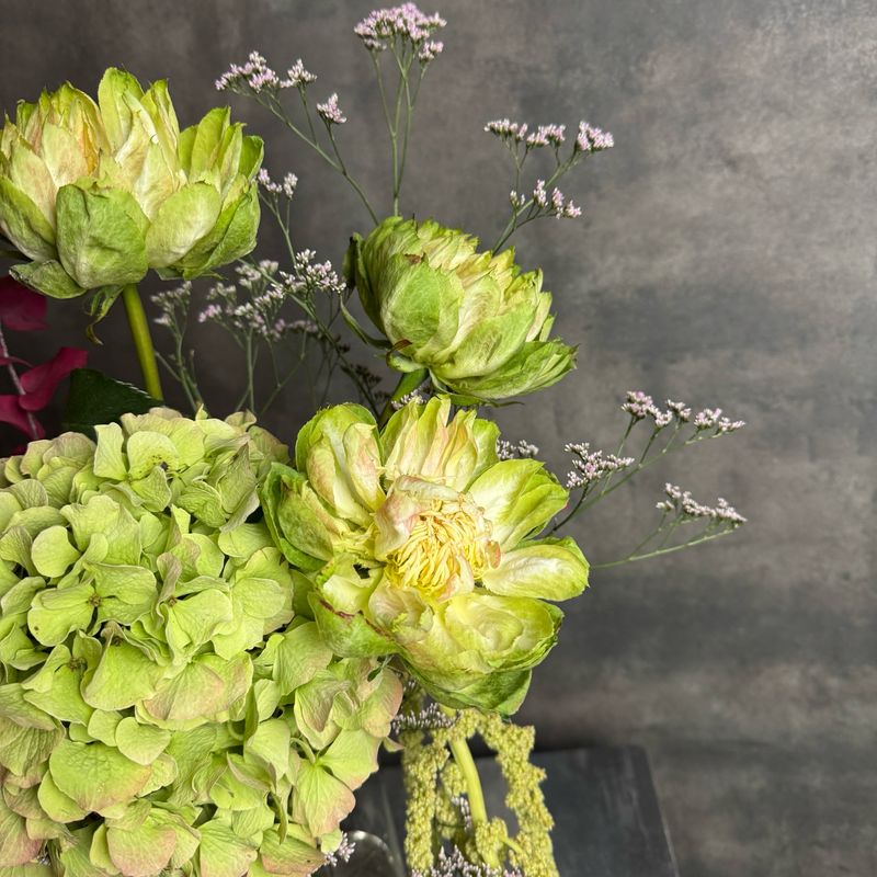 Hydrangea, Protea and Amaranth Bouquet