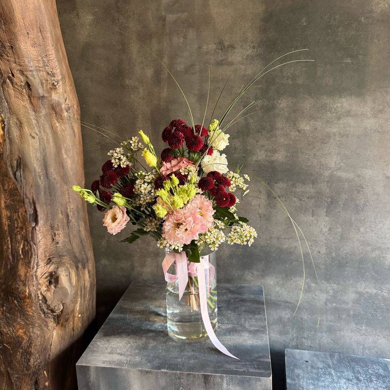 Chrysanthemum and Lisianthus Bouquet Chrysanthemum and Lisianthus Bouquet