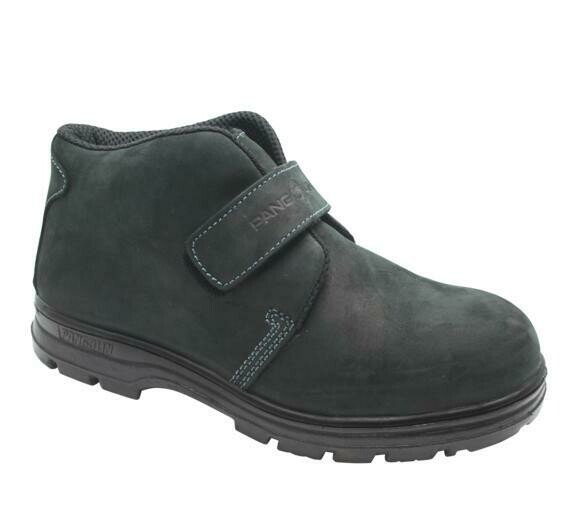 PANGOLIN (แพงโกลิน) รองเท้าเซฟตี้หุ้มข้อ หนังแท้ OIL NUBUCK VELCRO MID CUT SHOEN รุ่น 0284U,0284G (เสริมแผ่นสแตนเลส)