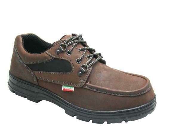 รองเท้าเซฟตี้ รุ่น 0285U,0285G PANGOLIN (เสริมแผ่นสแตนเลส) หุ้มข้อ หนังแท้ OIL NUBUCK MAID CUT SHOEN
