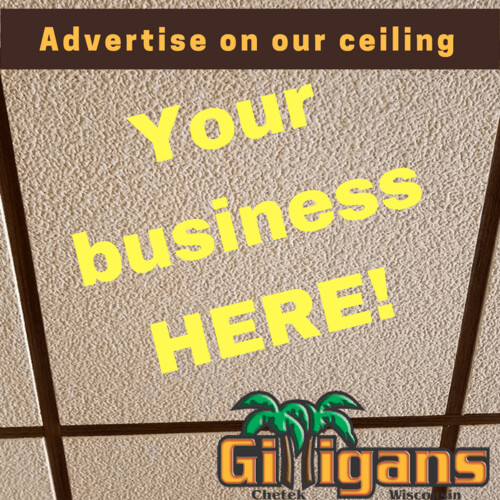 Ceiling Tile Advertising