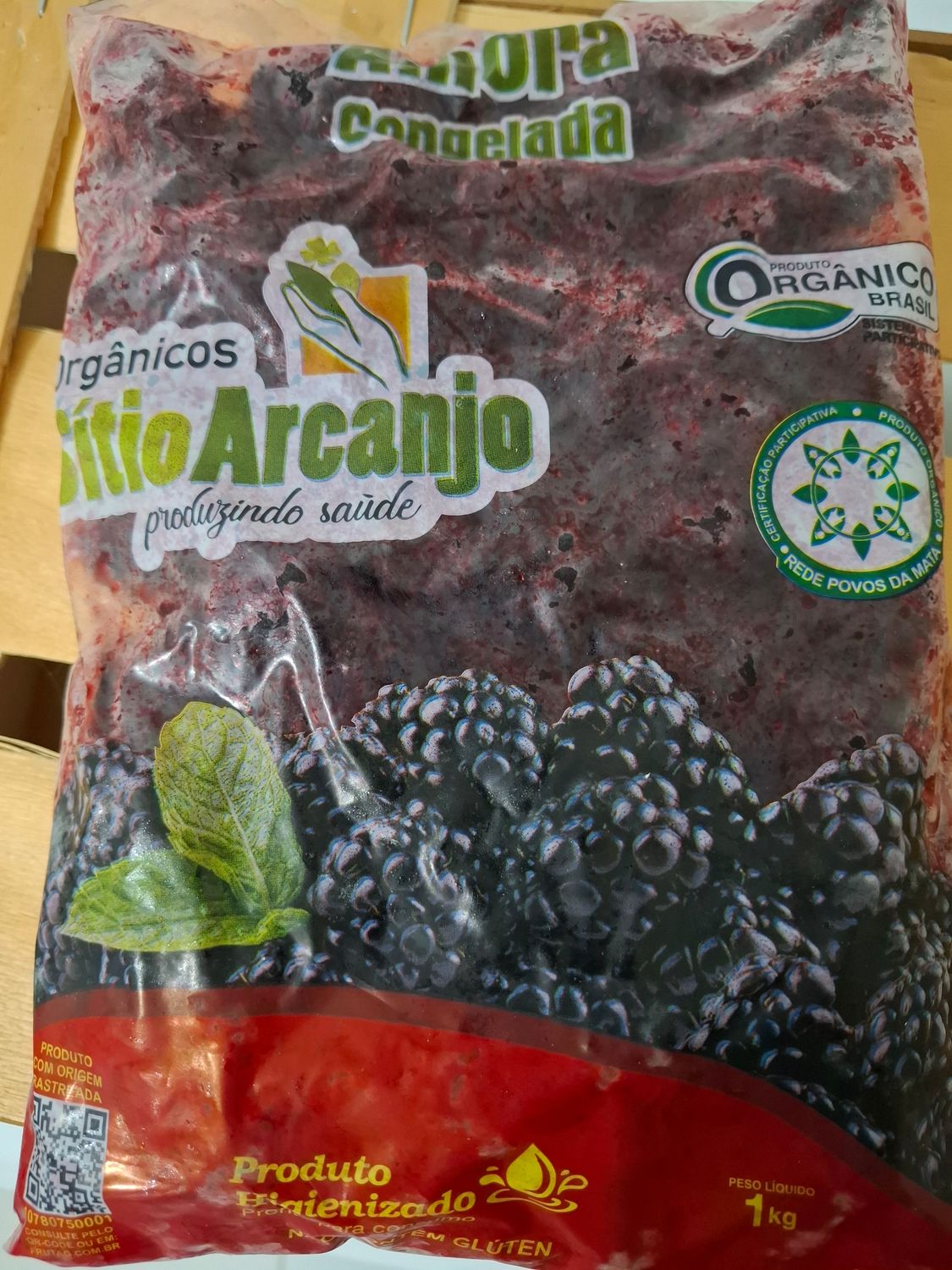 Amora Congelada orgânica (kg)