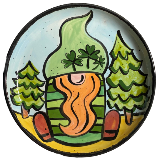 Lucky Gnome Plate Lucky Gnome Plate