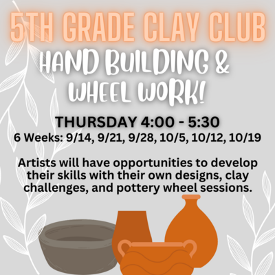 5th Grade Clay Club