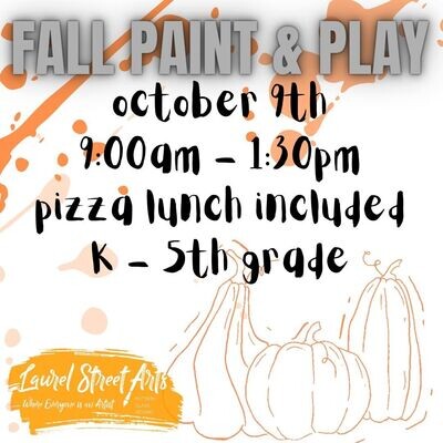 Fall Paint & Play: October 9th