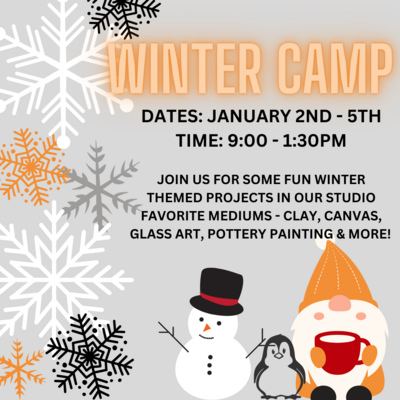 Winter Camp: January 2nd - 5th