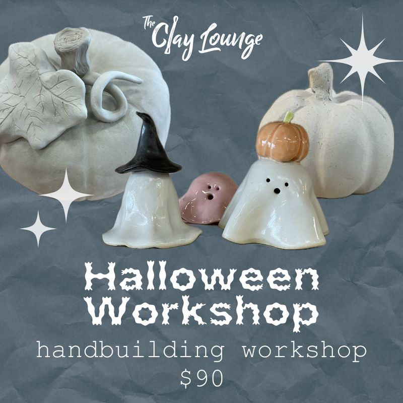 Halloween Clay Workshop - September 13, 10:30am - 1:30pm