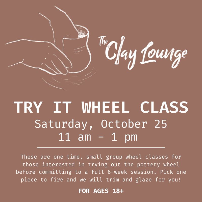 Try It Wheel Class - Saturday, October 25 | 11am - 7:30pm
