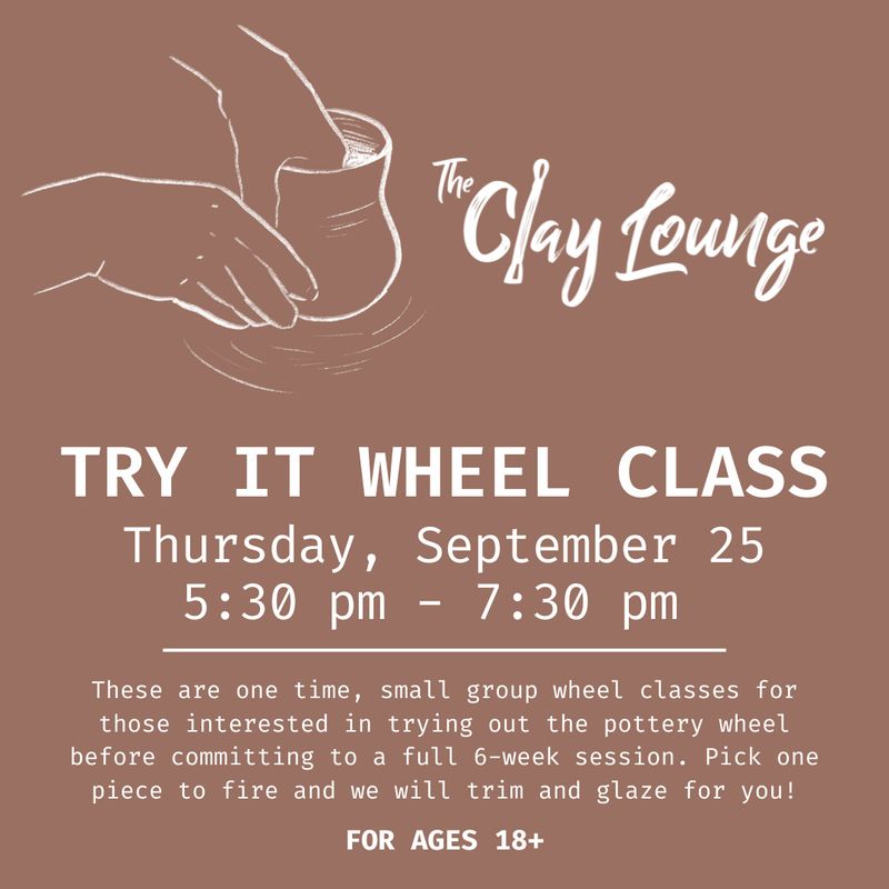 Try It Wheel Class - Thursday, September 25 | 5:30pm - 7:30pm