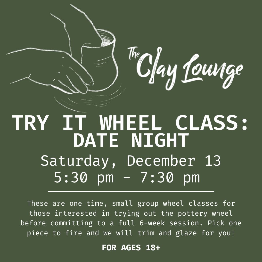 Try It Wheel Class - Saturday, December 13 | 5:30pm - 7:30pm
