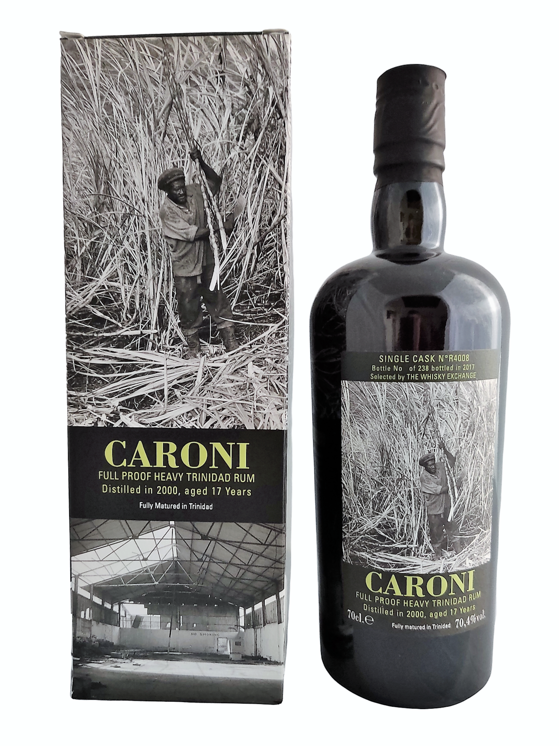 Caroni - 17y Vintage 2000 Single cask R4008 Velier for the whisky exchange - 70 cl - 70.4%