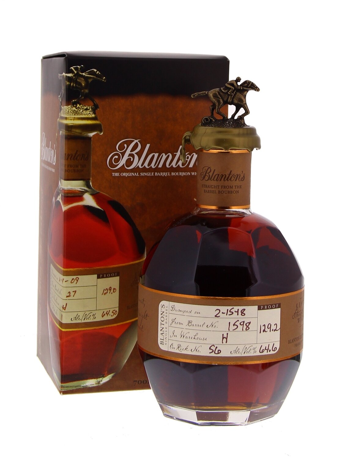 Blanton's Straight from the Barrel 64.60° 70 cl + GBX Blanton's Straight from the Barrel 64.60° 70 cl + GBX