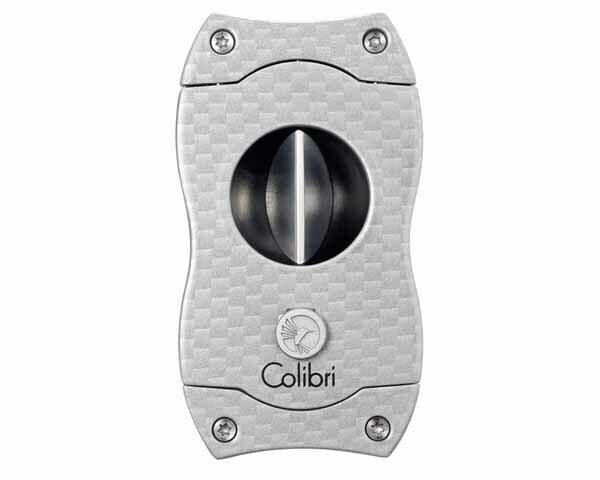 Sigarenknipper Colibri V-Cut Cu300T21 Carbon Fiber Silver