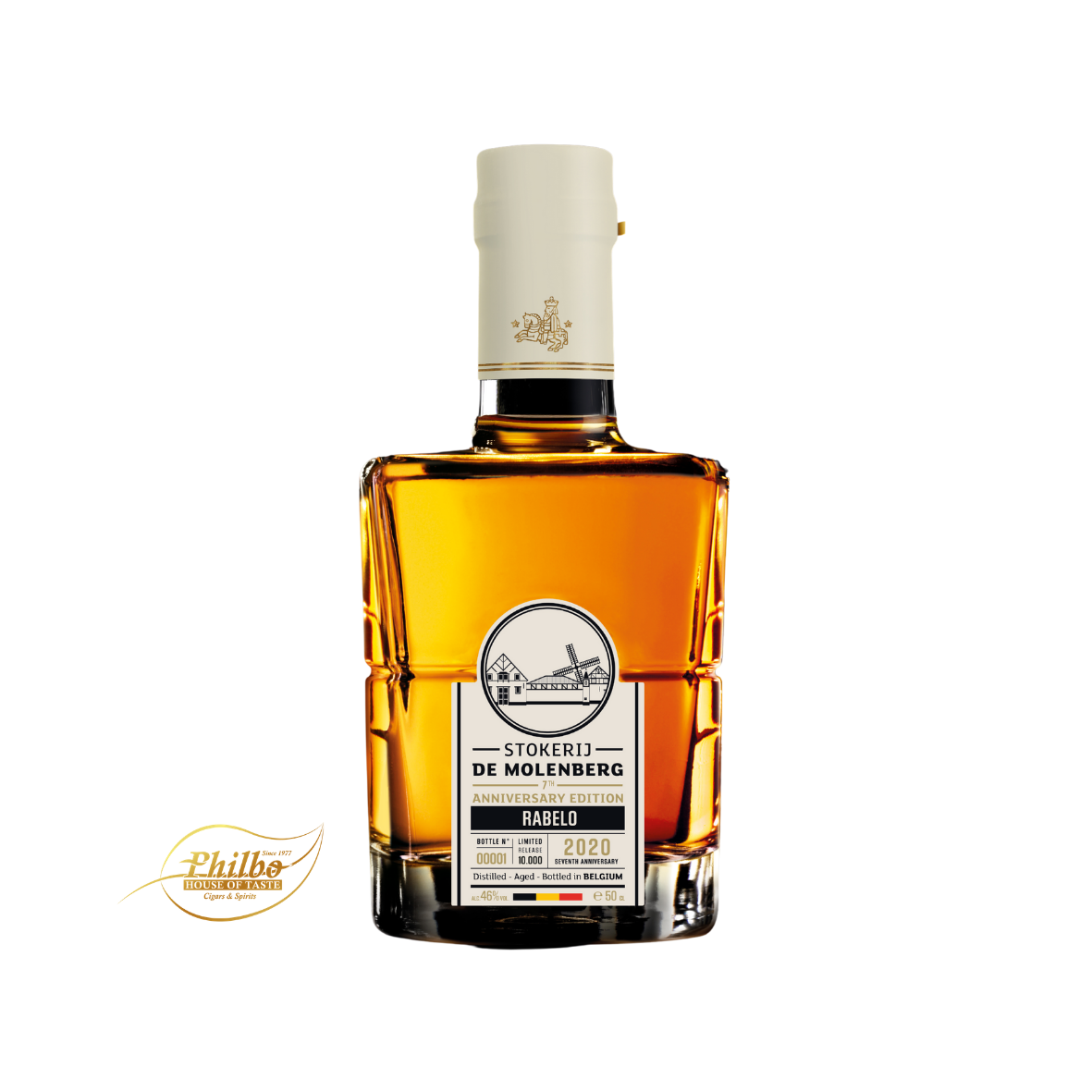 De Molenberg Stokerij Gouden Carolus 7th Anniversary Edition 2020 RABELO 46% 50CL De Molenberg Stokerij Gouden Carolus 7th Anniversary Edition 2020 RABELO 46% 50CL