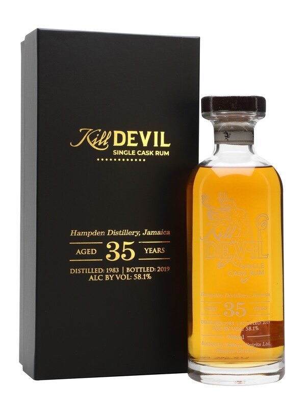 Kill Devil Jamaica Hampden Pot Still 35y 70cl  58.1%