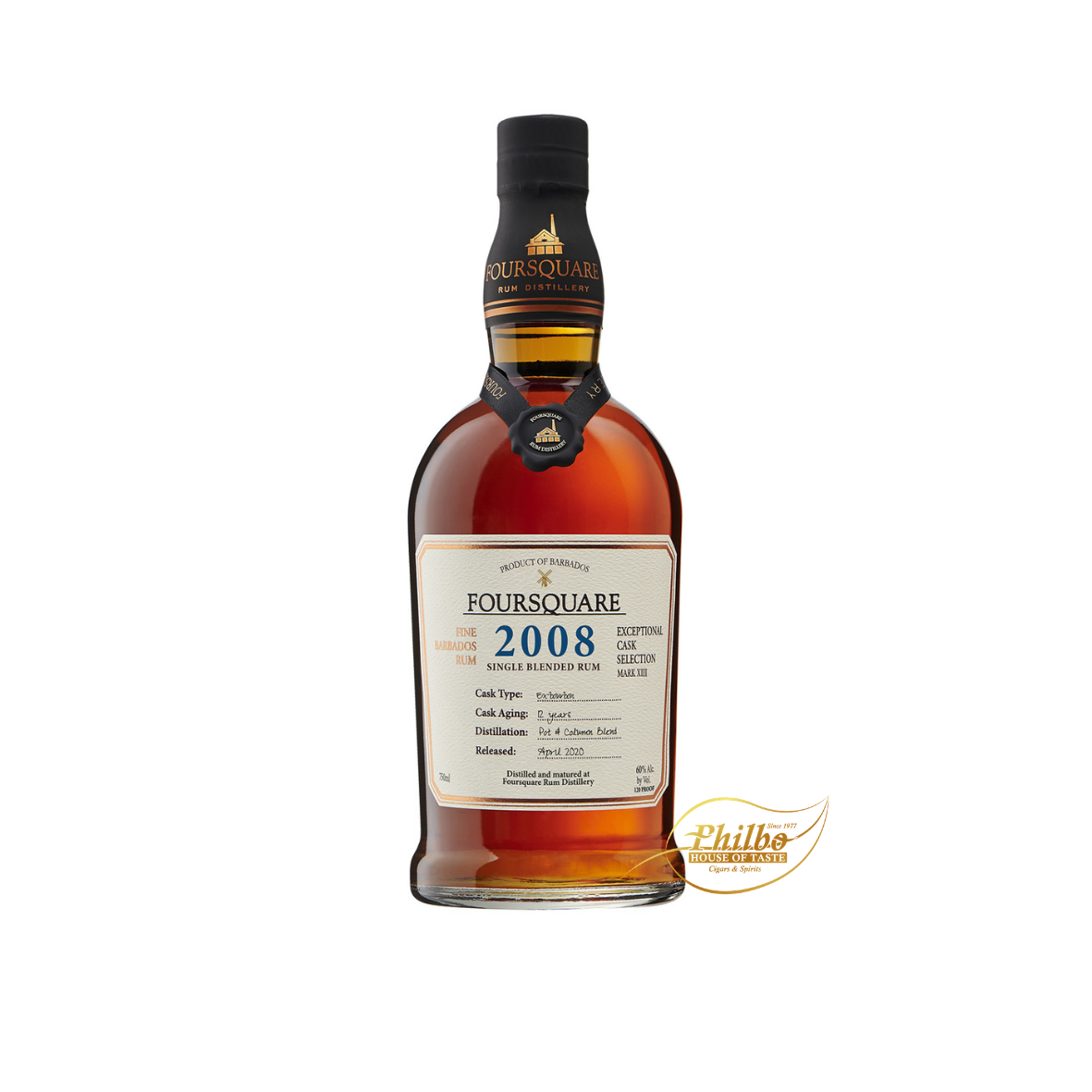 Foursquare Exceptional cask Mark XIII 2008 60% / 70cl
