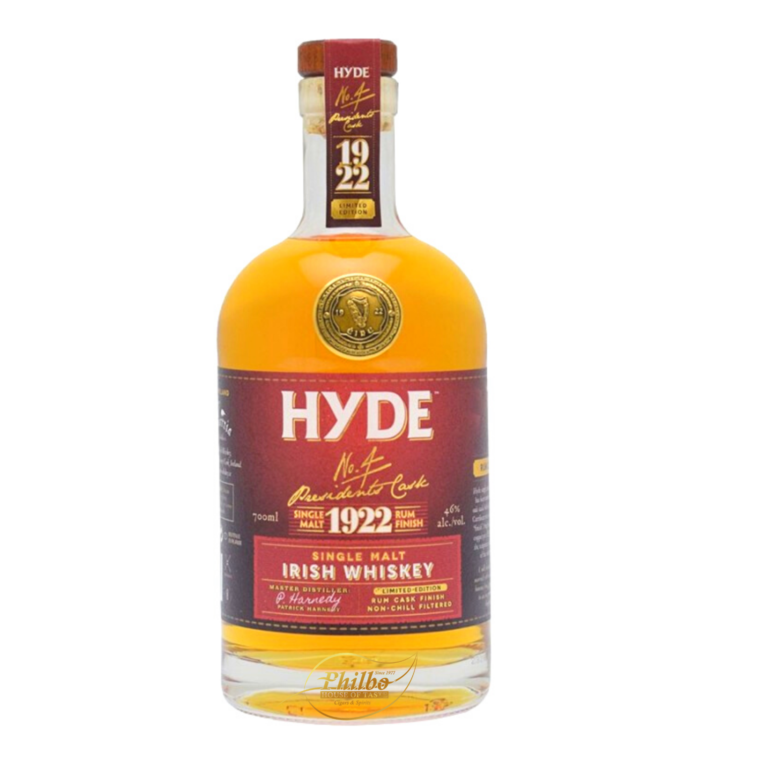Hyde n°4 6y s.malt rum 46% 70cl
