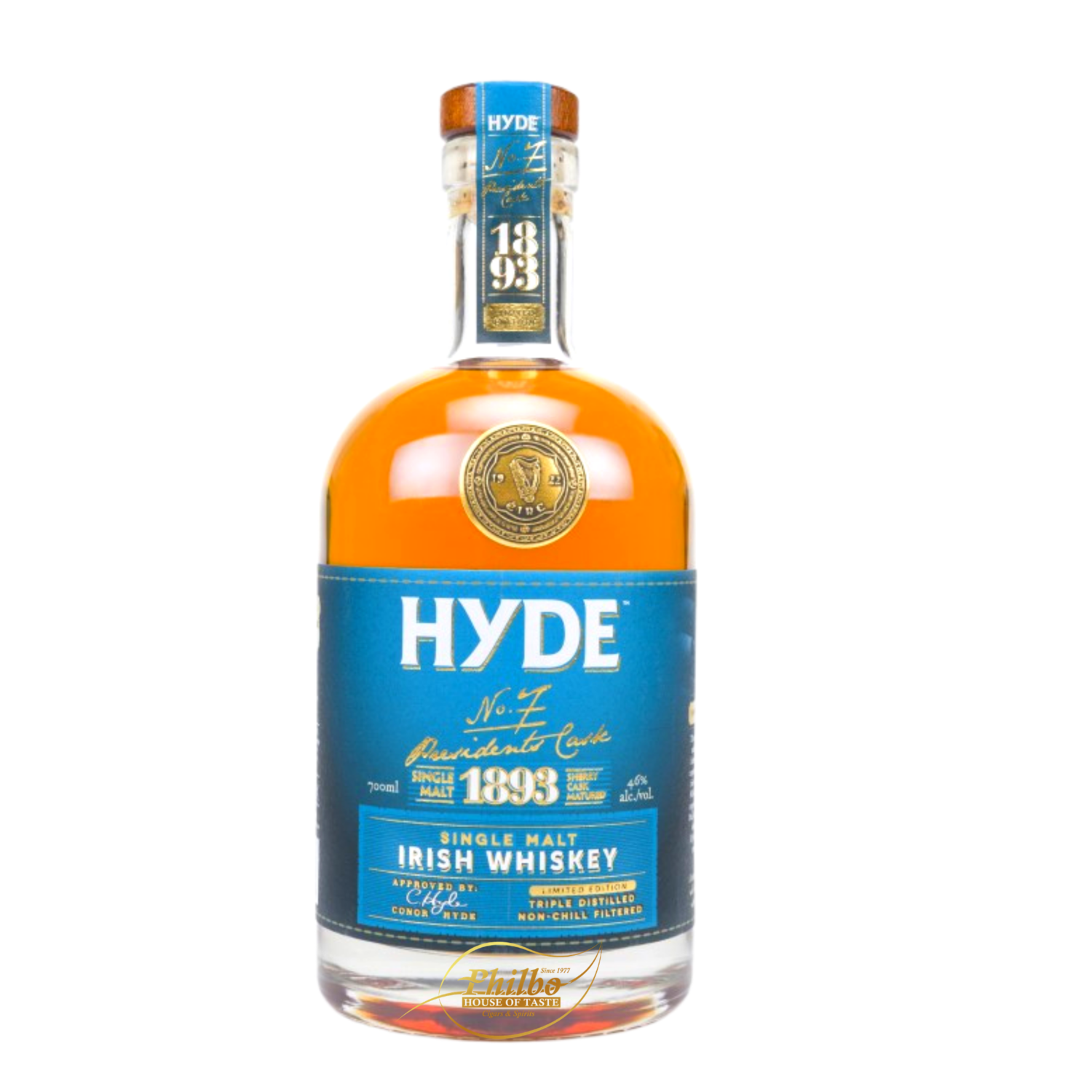 Hyde n°7 - Sm4y +Sm6y sherry cask 46% 70cl