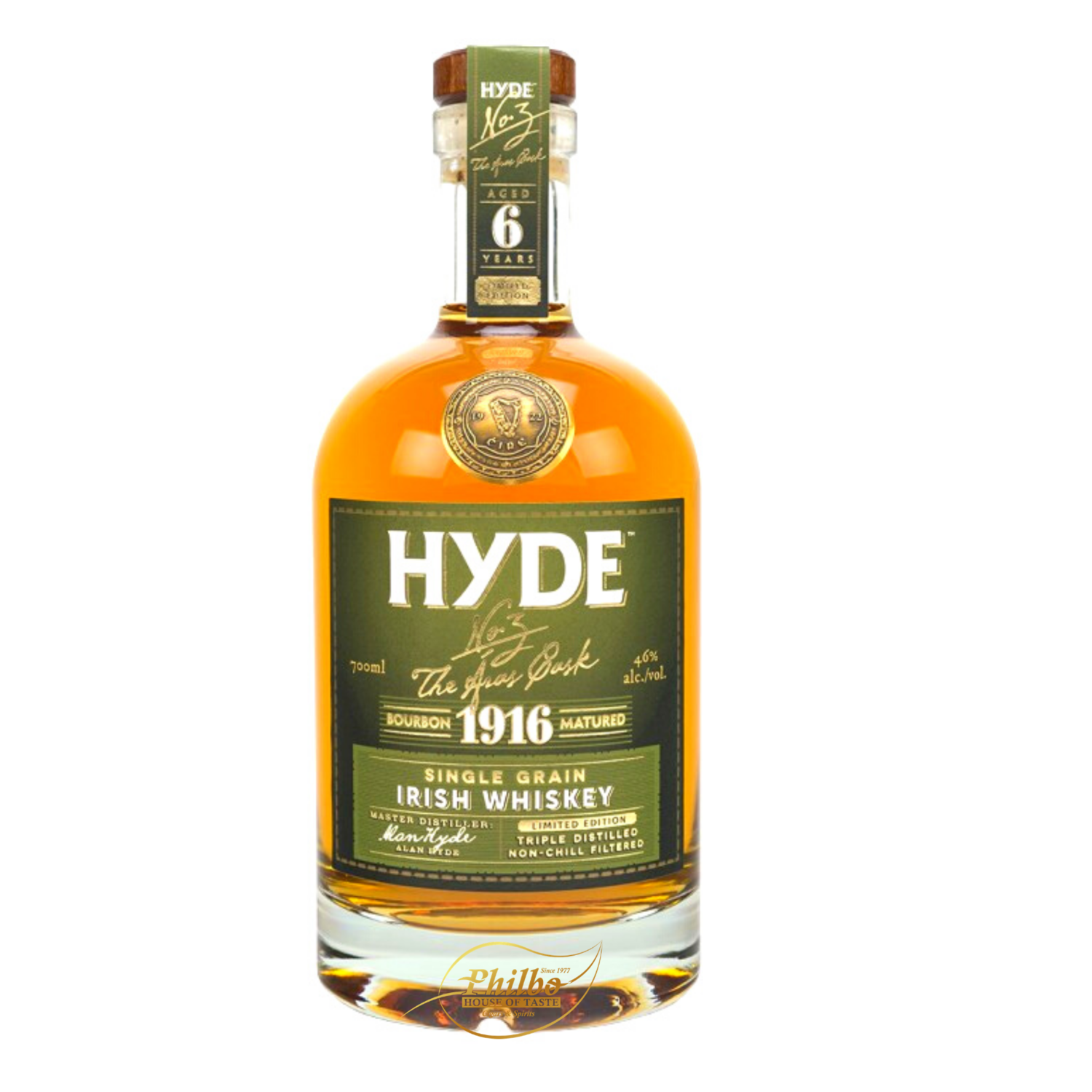 Hyde n°3 6y bourbon 46% 70cl
