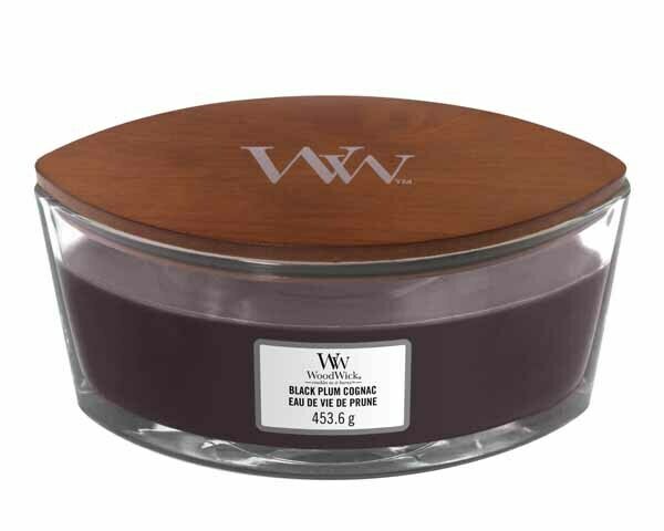WW Black Plum Cognac Ellipse Candle
