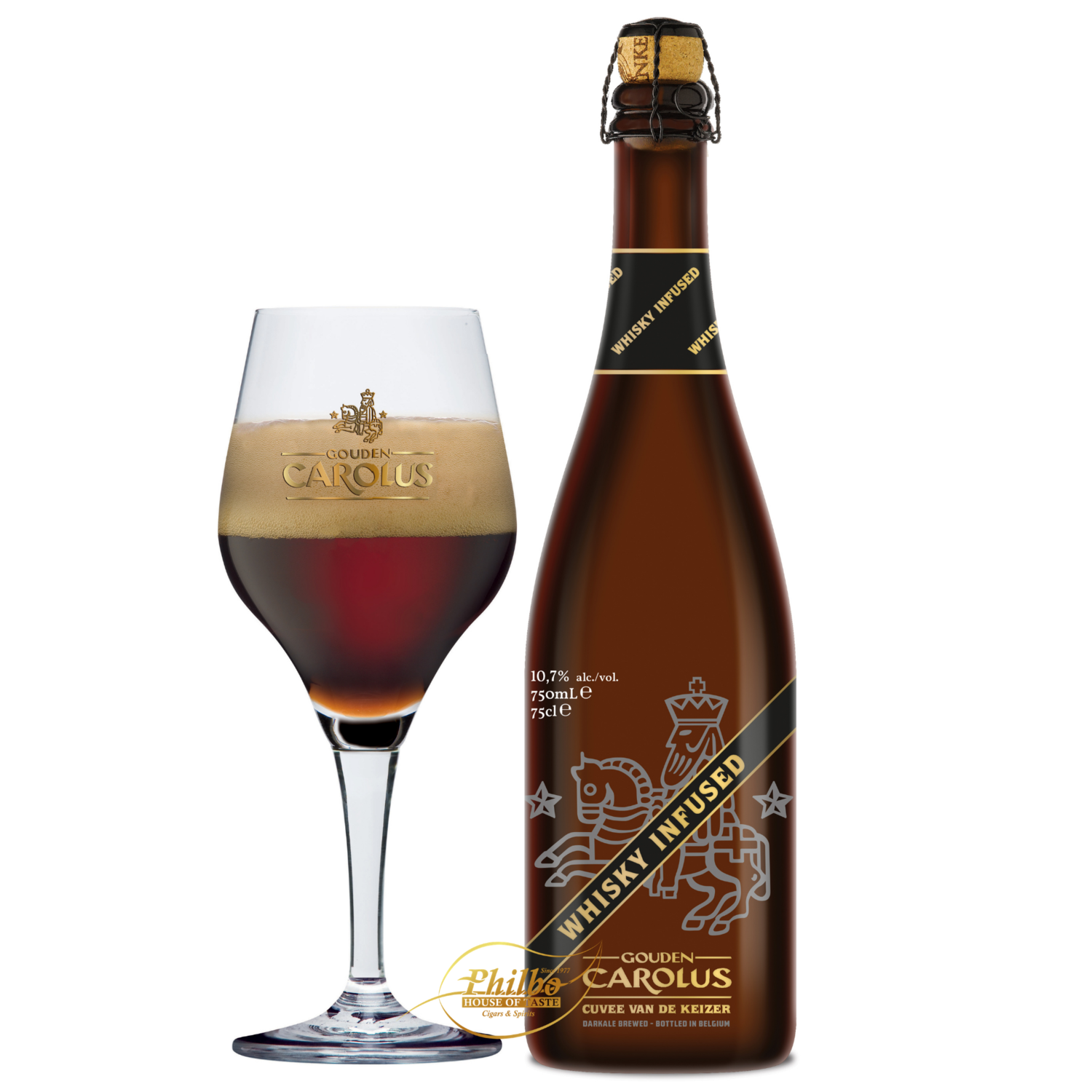Gouden Carolus Whisky Infused - 72cl - 11,7%