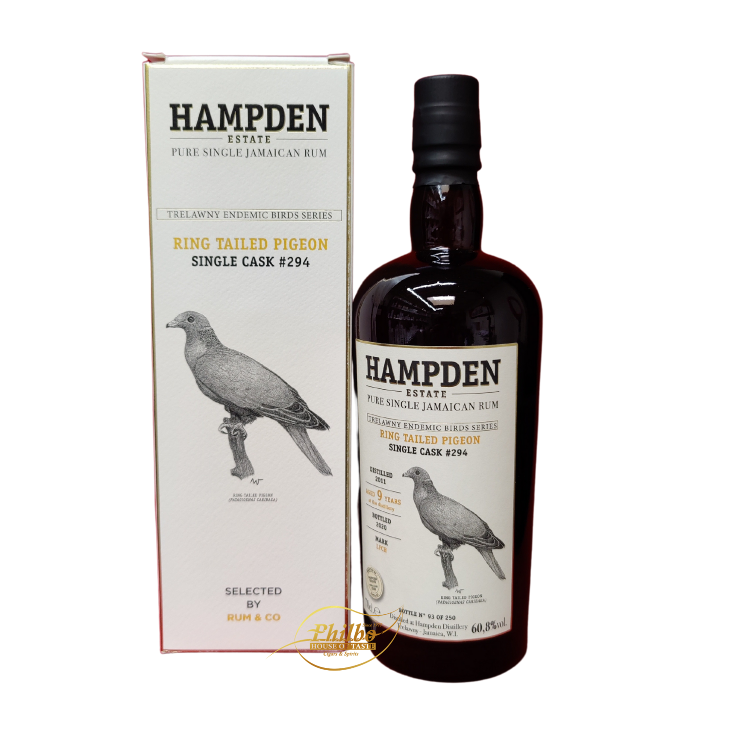 Hampden Endemic Birds Series LFCH 2011 Single Cask 9 Year Old #294 60,8% 70cl
